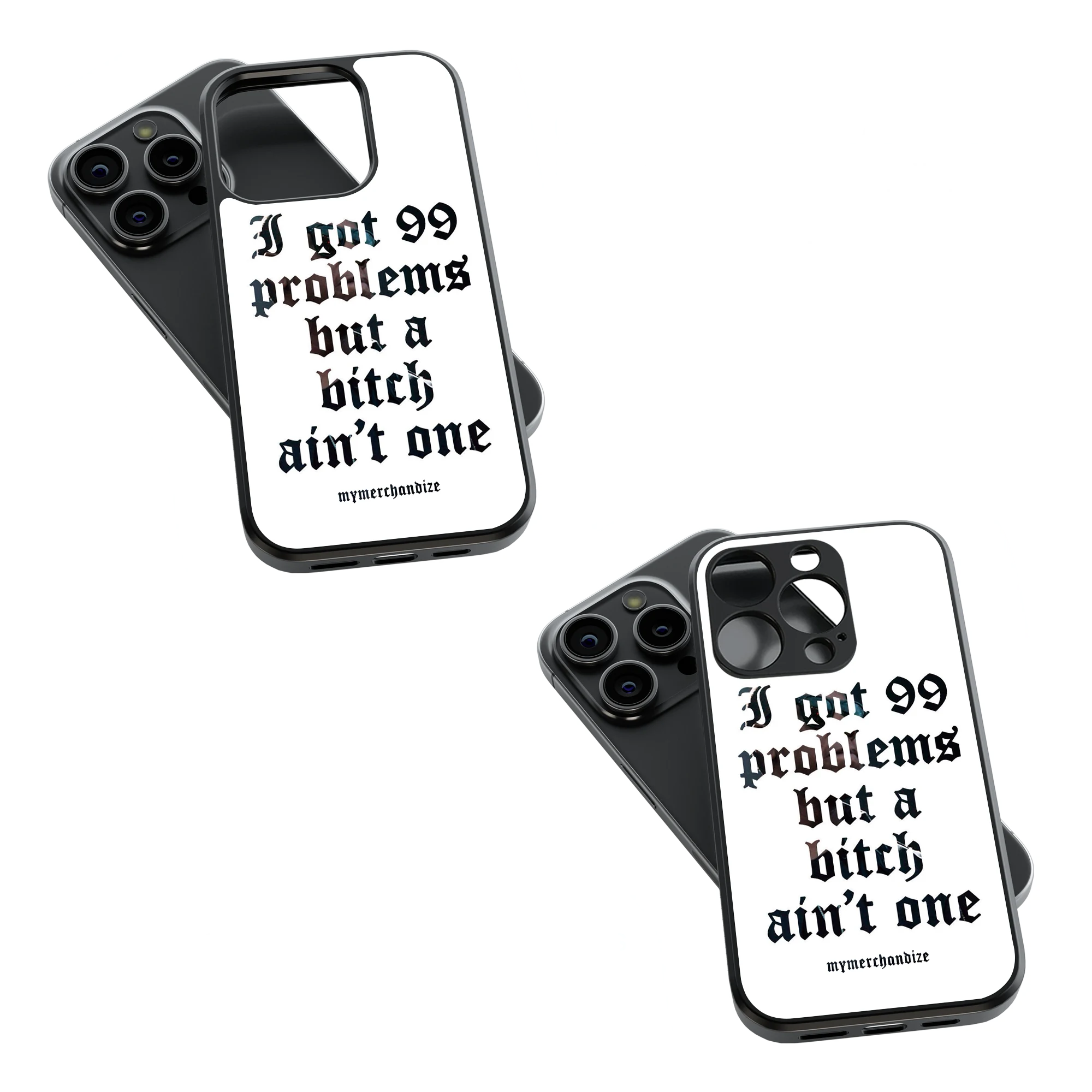 Trendy Glass Back Mobile Case for iPhone, Samsung, Redmi, OnePlus, Google Pixel, Motorola