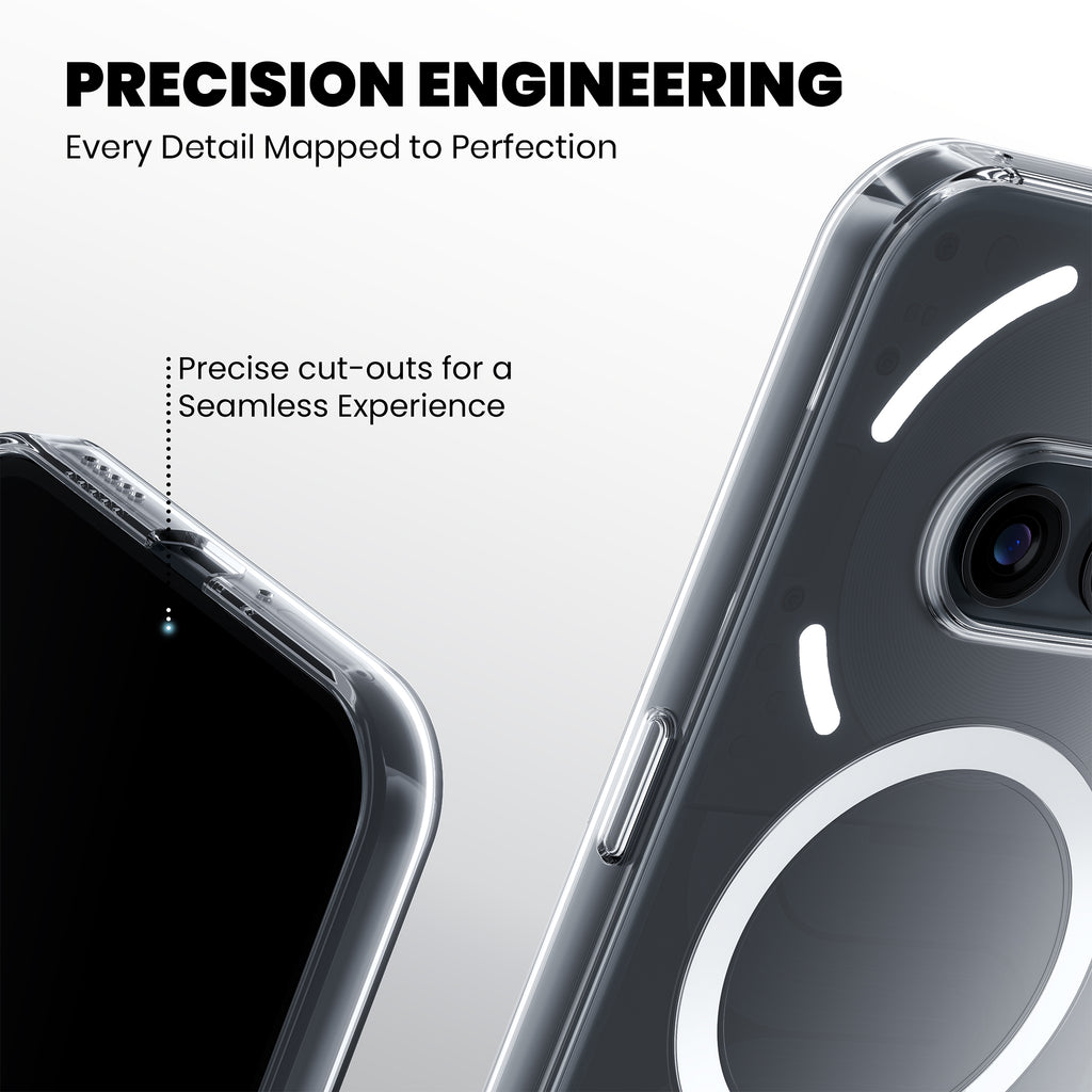 Anti Yellow Magsafe Clear Case for Nothing Phone 2A Plus