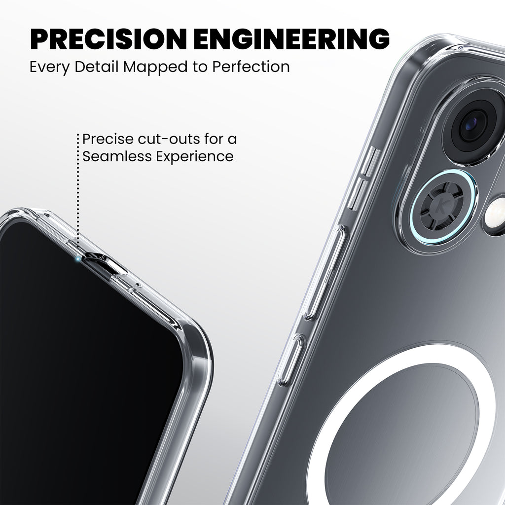 Anti Yellow Magsafe Clear Case for Oppo Reno 12