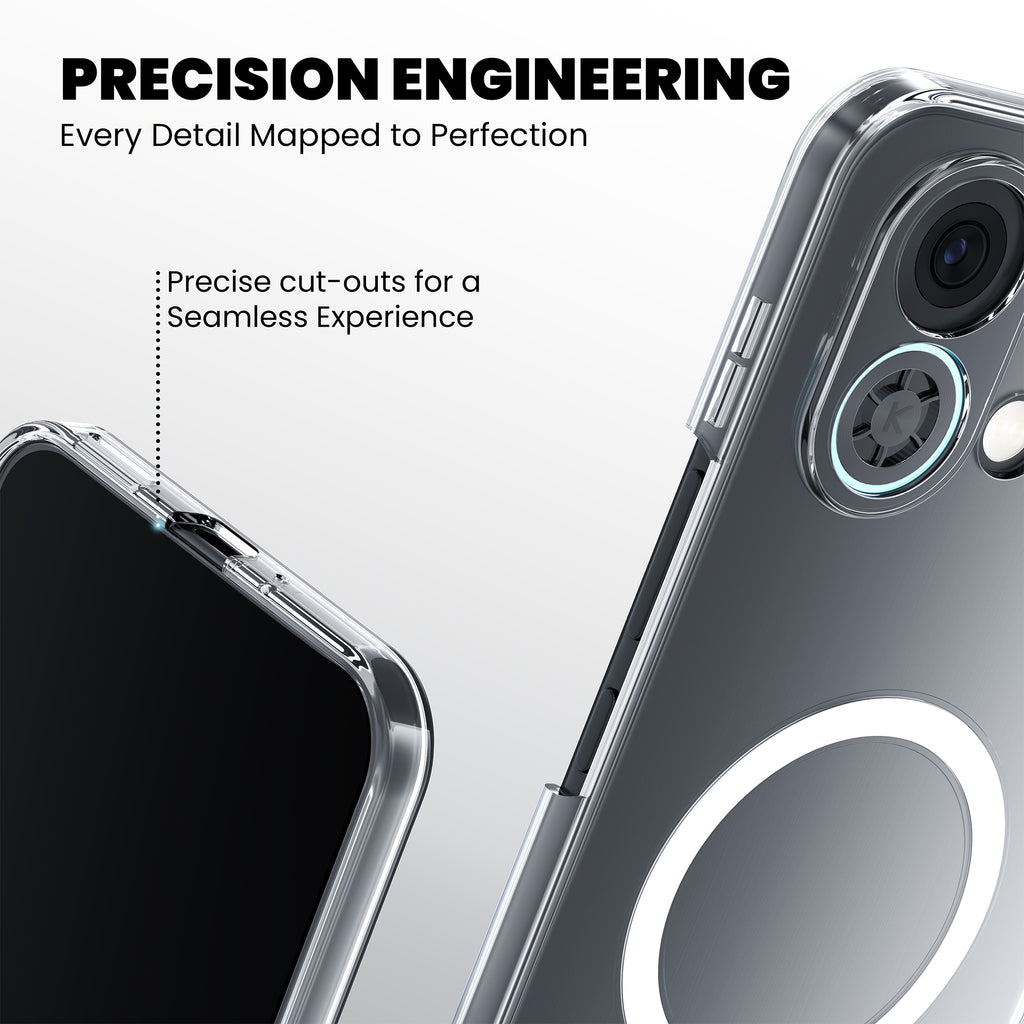 Anti Yellow Magsafe Clear Case for Oppo Reno 10 Pro