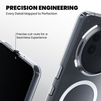 Anti Yellow Magsafe Clear Case for Nothing Phone 3a Pro