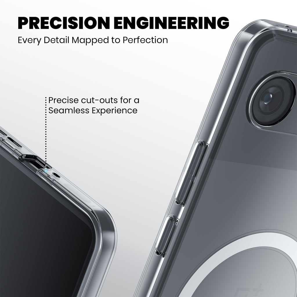 Anti Yellow Magsafe Clear Case for Oneplus Nord 4