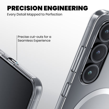 Anti Yellow Magsafe Clear Case for Samsung Galaxy S25 Edge