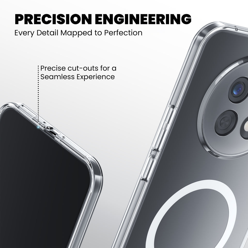 Anti Yellow Magsafe Clear Case for Oppo F29 Pro