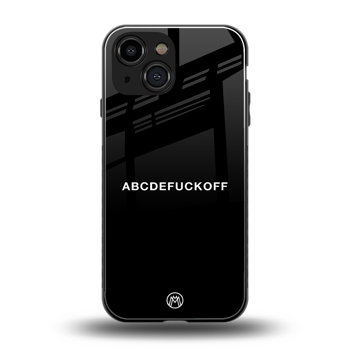 abcdefuckoff back phone cover | glass case for iphone 13 mini