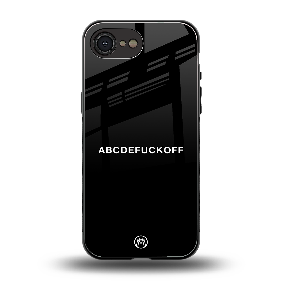 abcdefuckoff back phone cover | glass case for iphone 16e