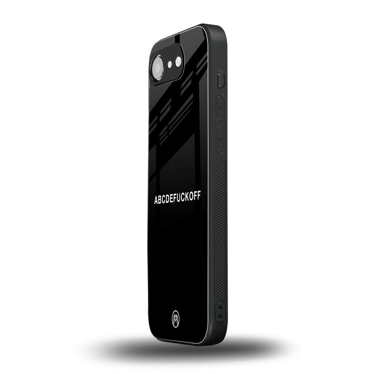 abcdefuckoff back phone cover | glass case for iphone 16e