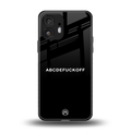 abcdefuckoff back phone cover | glass case for nothing phone 2