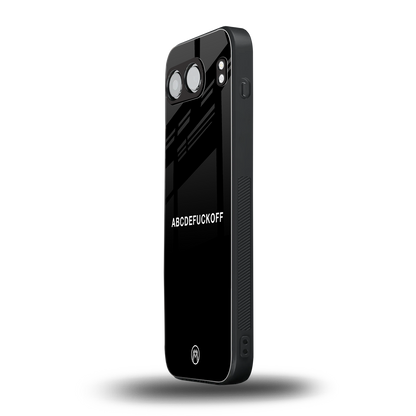 abcdefuckoff back phone cover | glass case for oneplus nord 4