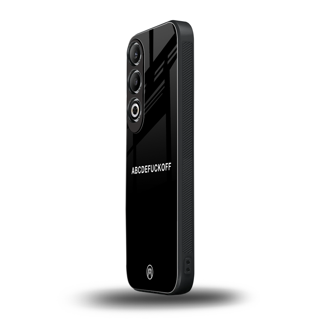 abcdefuckoff back phone cover | glass case for oneplus nord ce 4