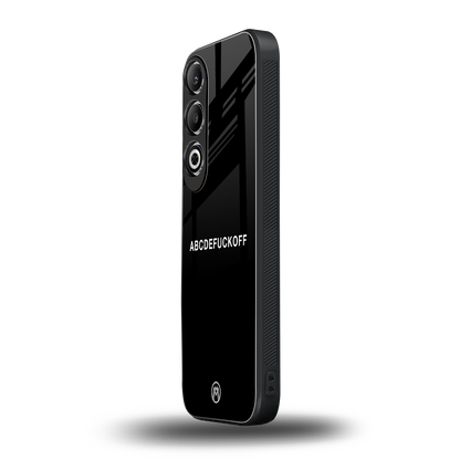 abcdefuckoff back phone cover | glass case for oneplus nord ce 4