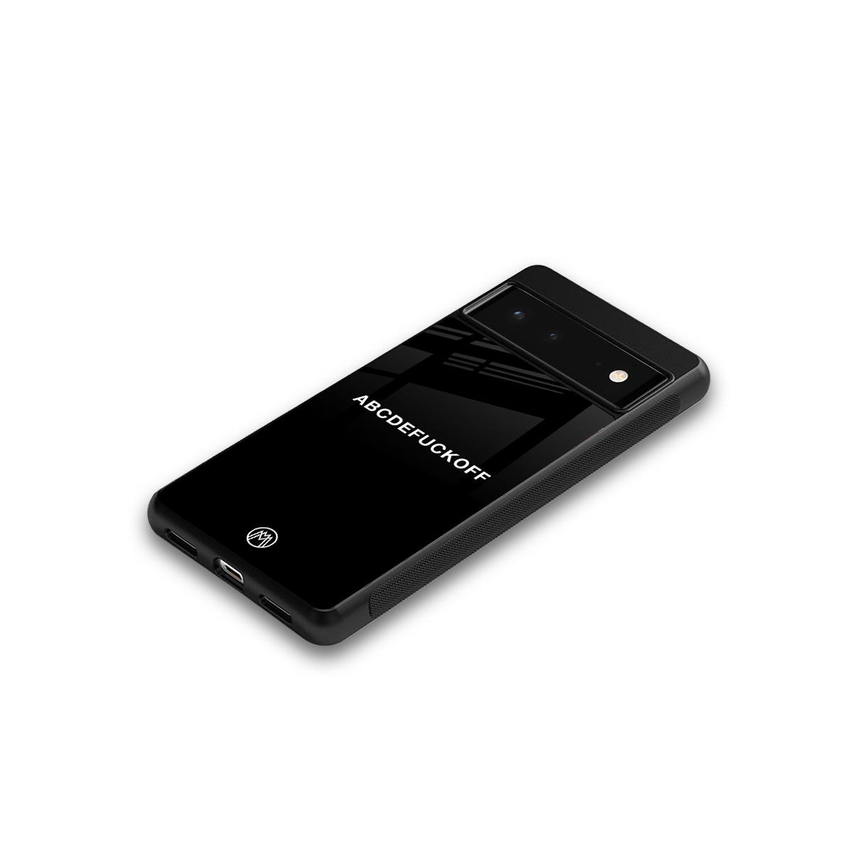 abcdefuckoff back phone cover | glass case for google pixel 6