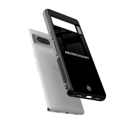 abcdefuckoff back phone cover | glass case for Google Pixel 7