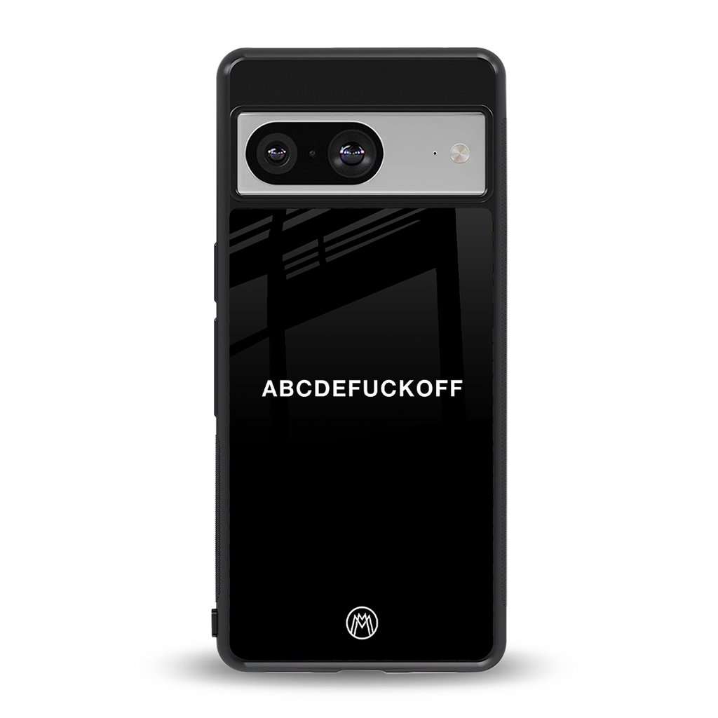 abcdefuckoff back phone cover | glass case for Google Pixel 8