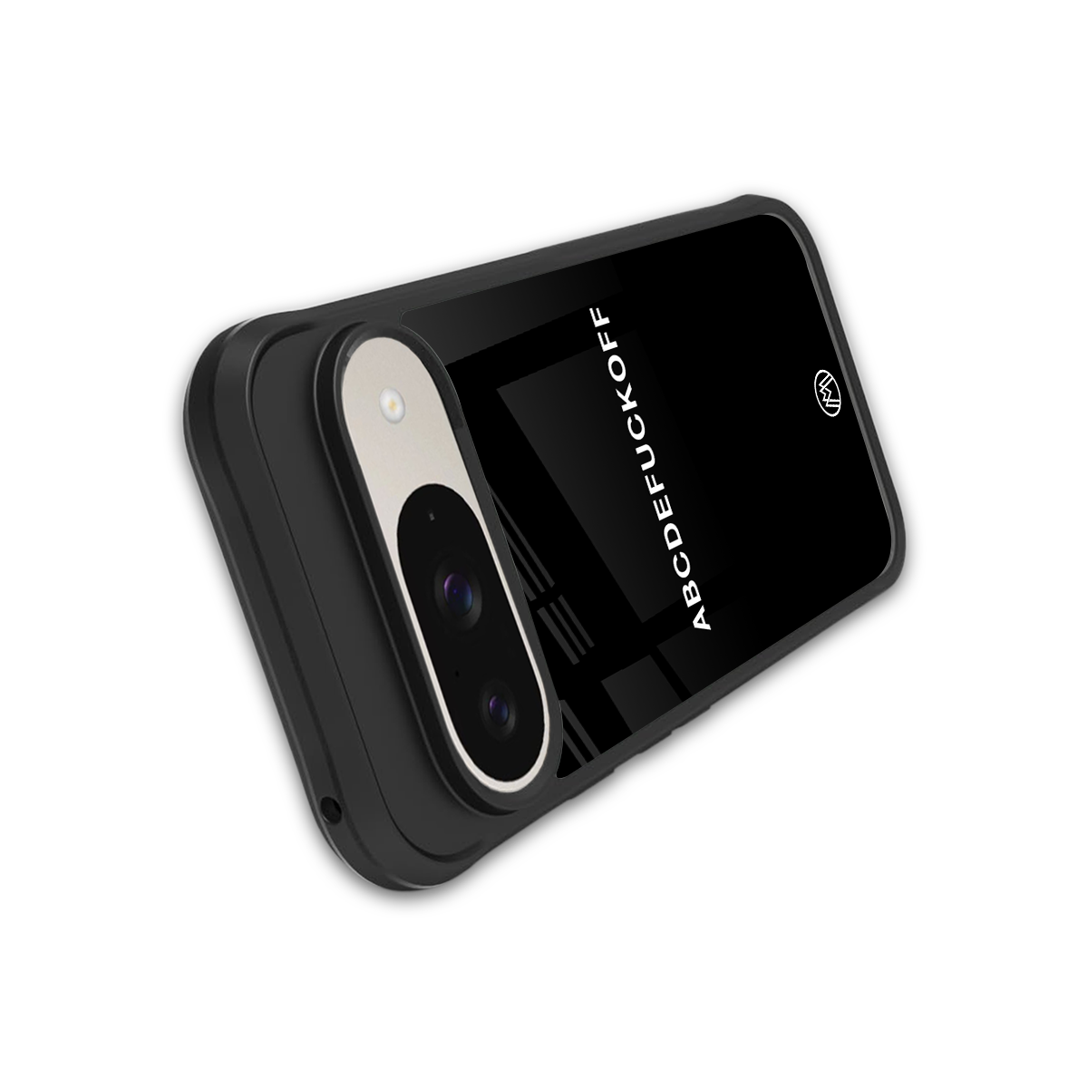 abcdefuckoff back phone cover | glass case for google pixel 9