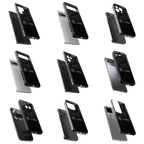 Durable Glass Back Mobile Case for iPhone, Samsung, OnePlus, Google Pixel, Redmi, Vivo, Oppo