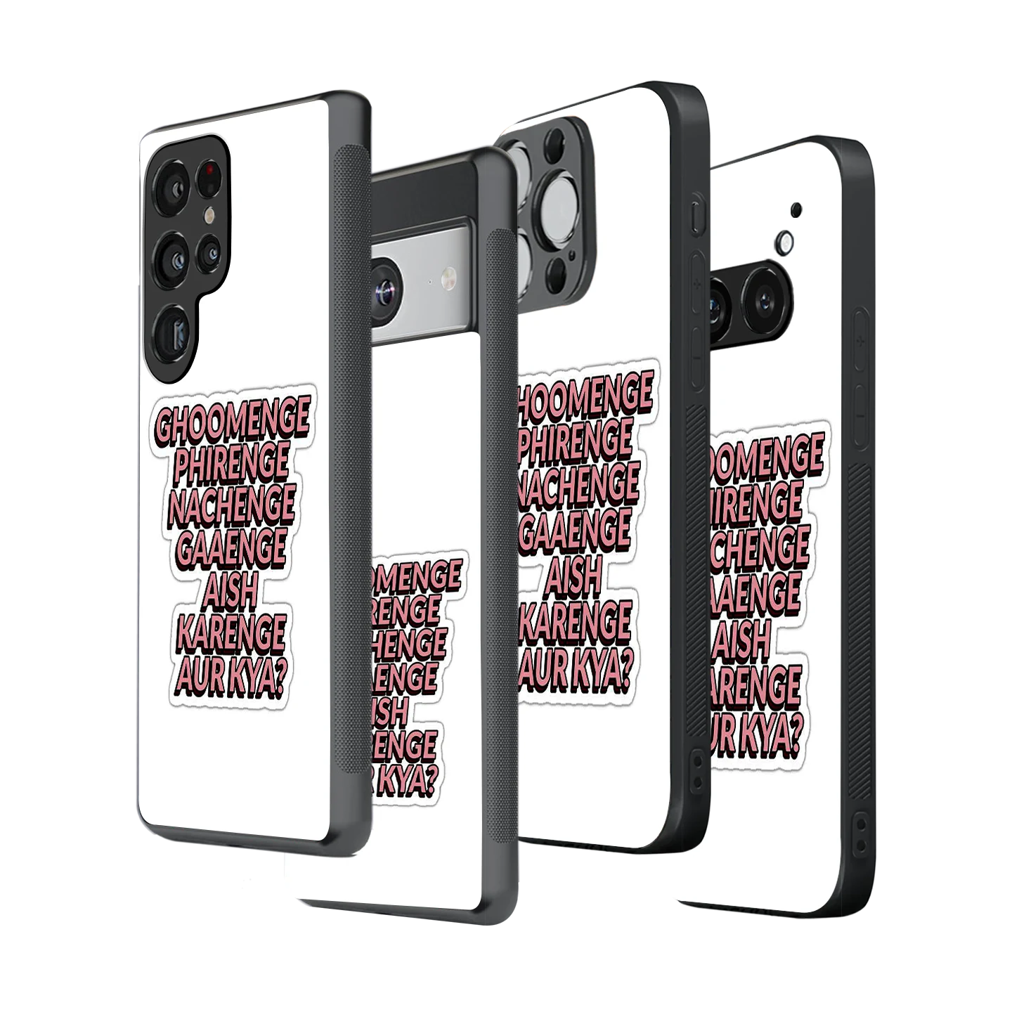 Stylish Glass Back Case for All Smartphones iPhone, Samsung, OnePlus, Pixel, Redmi, Oppo, Vivo, Motorola