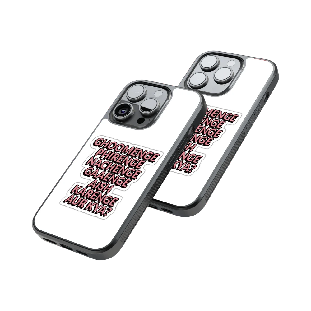Protective Glass Back Phone Case Compatible with iPhone, Samsung, OnePlus, Pixel & More