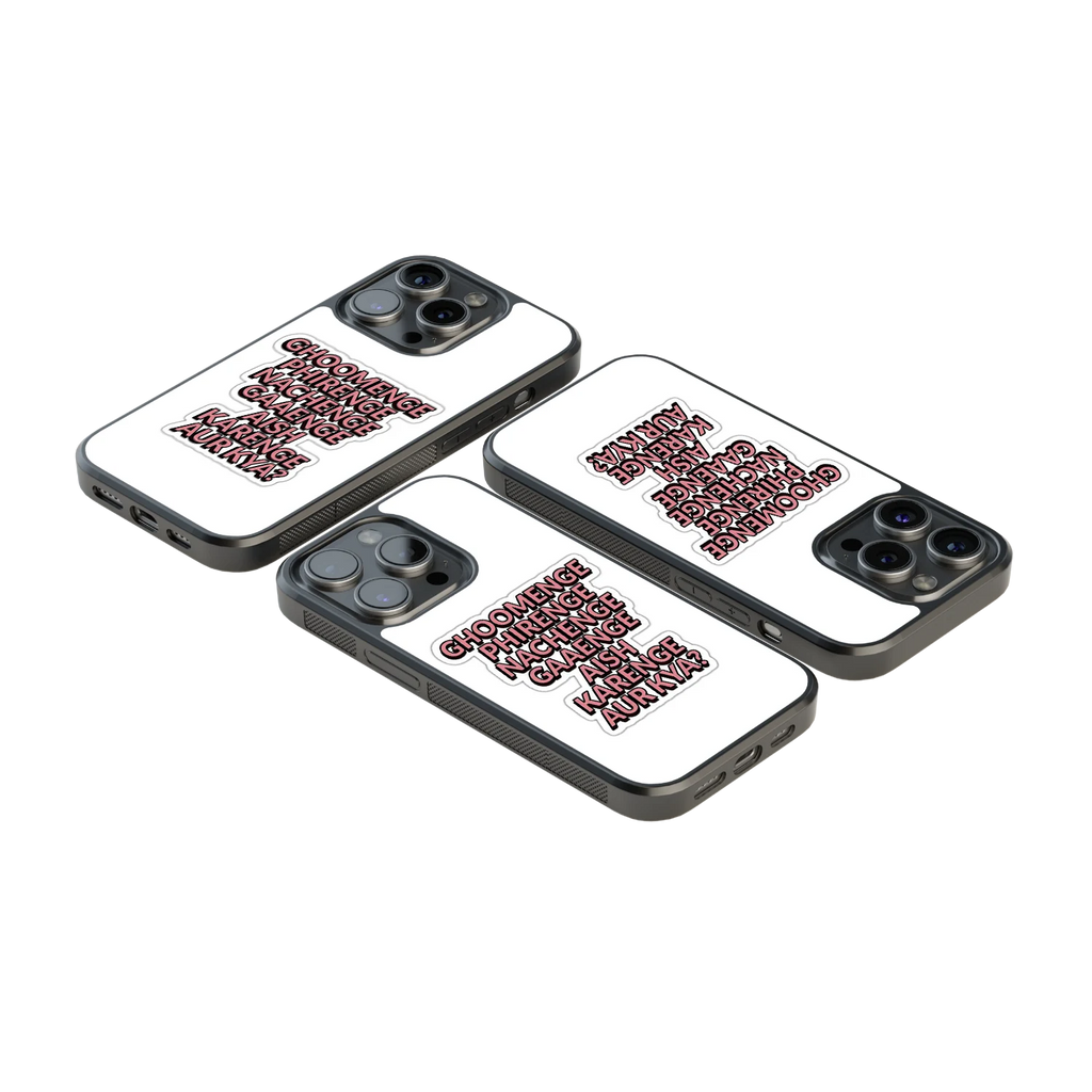 Luxury Glass Back Mobile Cover for iPhone, Samsung Galaxy, OnePlus, Pixel, Redmi & More