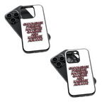 Trendy Glass Back Mobile Case for iPhone, Samsung, Redmi, OnePlus, Google Pixel, Motorola