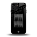 absofuckinlutely back phone cover | glass case for iphone 13 mini