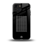 absofuckinlutely back phone cover | glass case for iphone 13 mini