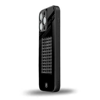 absofuckinlutely back phone cover | glass case for iphone 13 pro max