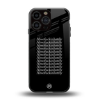 absofuckinlutely back phone cover | glass case for iphone 15 pro max