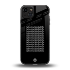 absofuckinlutely back phone cover | glass case for iphone 15