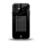 absofuckinlutely back phone cover | glass case for iphone 16 plus