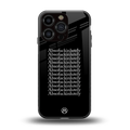 absofuckinlutely back phone cover | glass case for iphone 16 pro