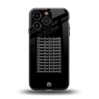 absofuckinlutely back phone cover | glass case for iphone 16 pro