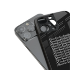 absofuckinlutely back phone cover | glass case for iphone 16 plus