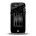 absofuckinlutely back phone cover | glass case for iphone 16e