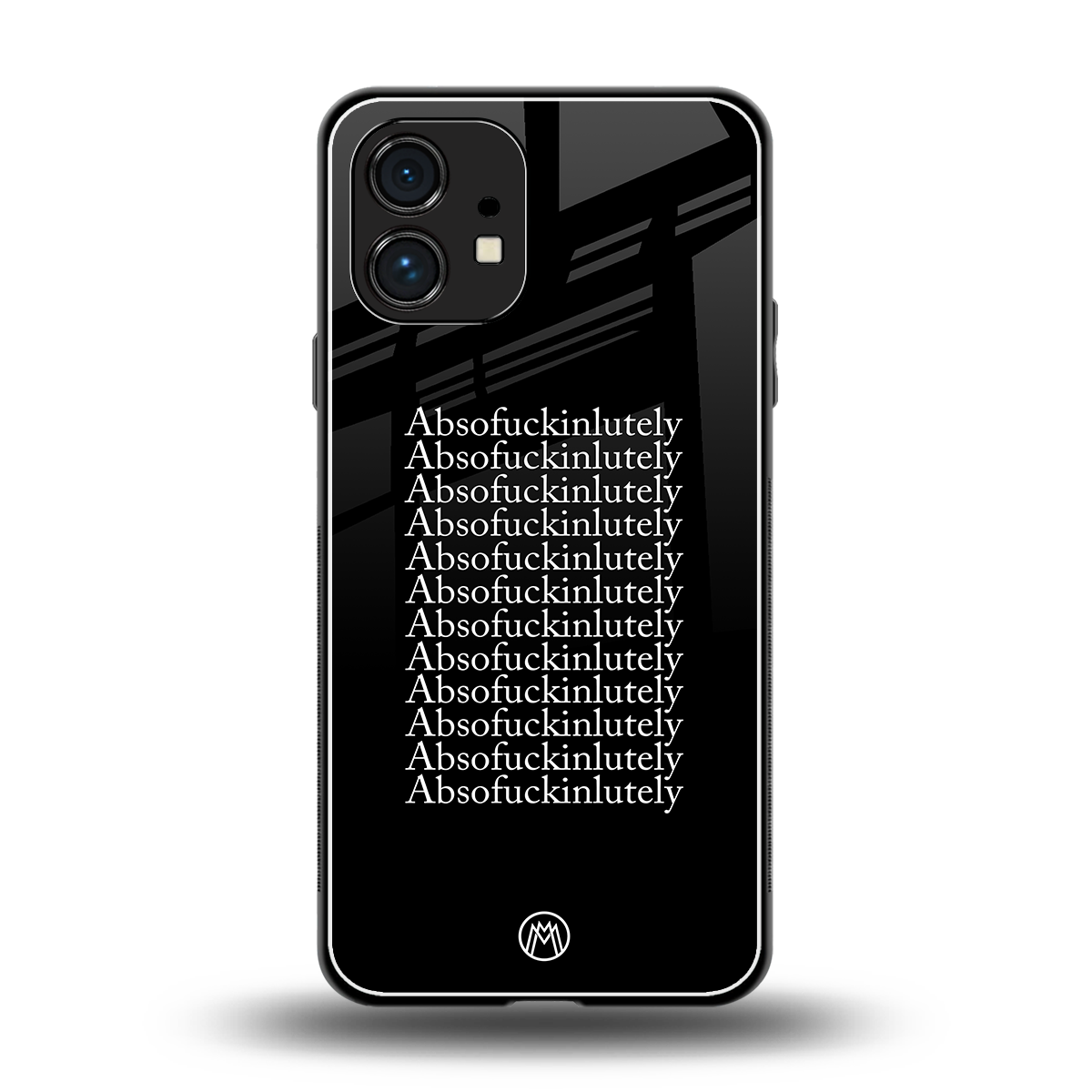 absofuckinlutely back phone cover | glass case for nothing phone 1
