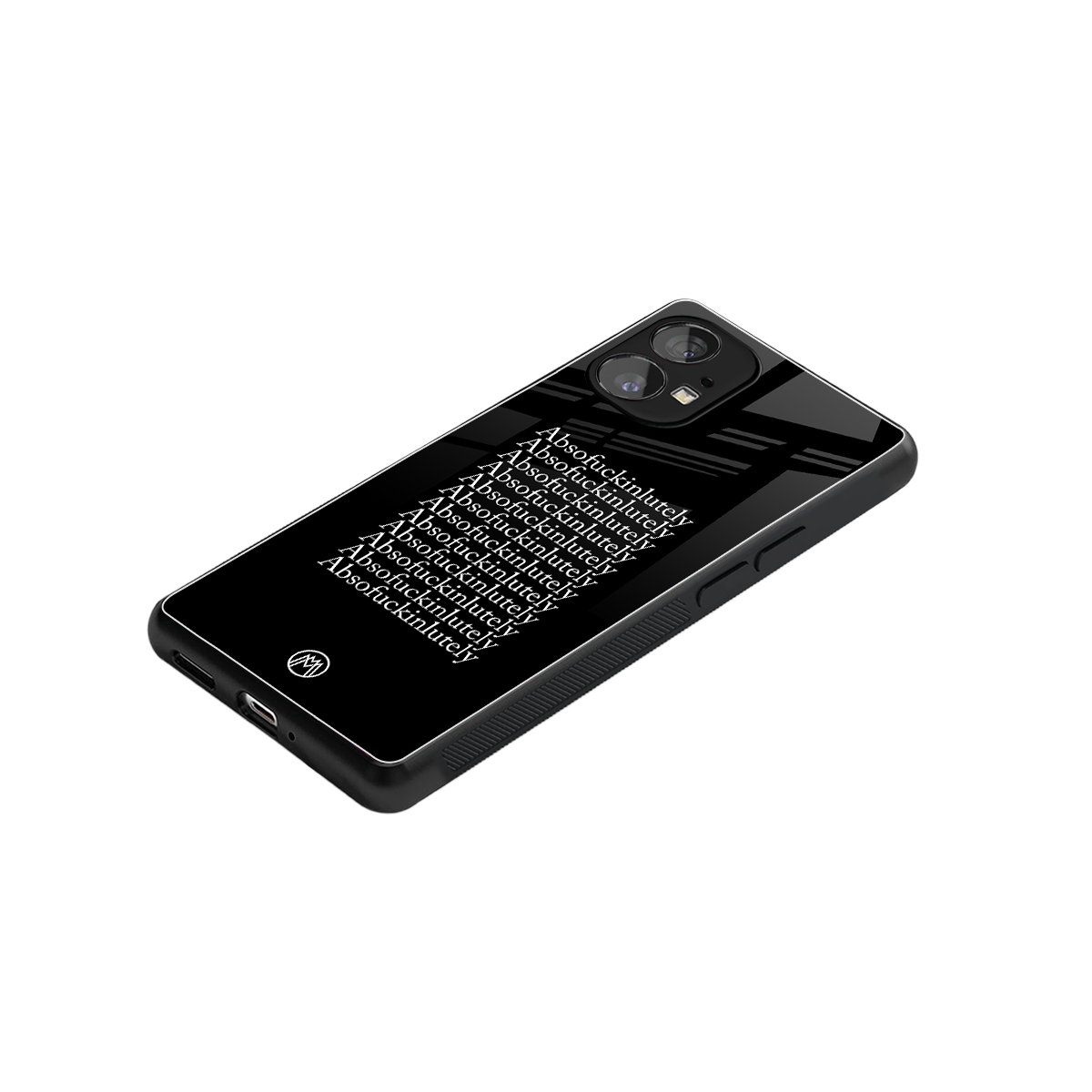 absofuckinlutely back phone cover | glass case for nothing phone 1