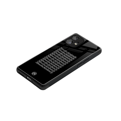absofuckinlutely back phone cover | glass case for nothing phone 1