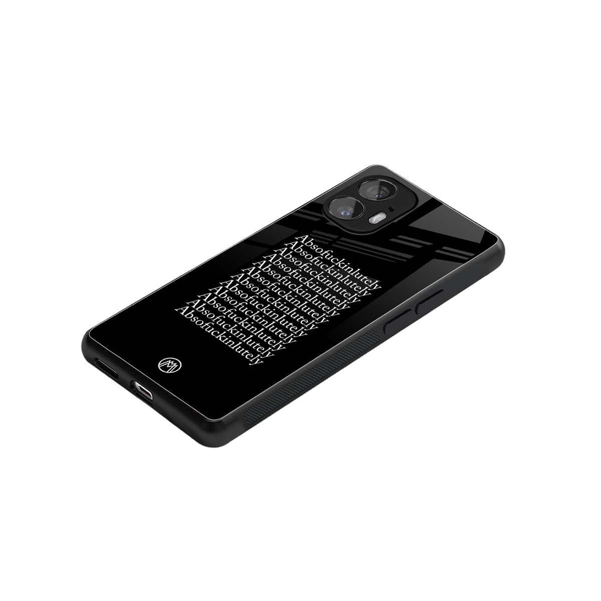 absofuckinlutely back phone cover | glass case for nothing phone 2