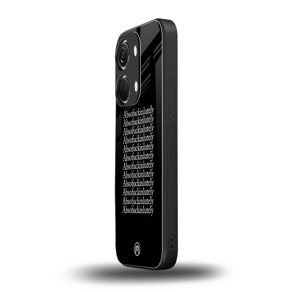 absofuckinlutely back phone cover | glass case for oneplus nord 3