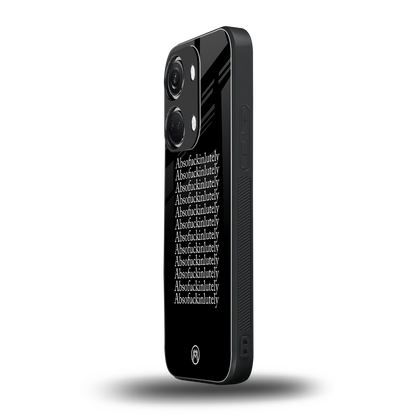 absofuckinlutely back phone cover | glass case for oneplus nord 3