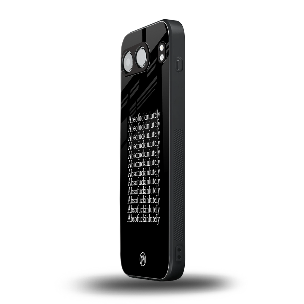 absofuckinlutely back phone cover | glass case for oneplus nord 4