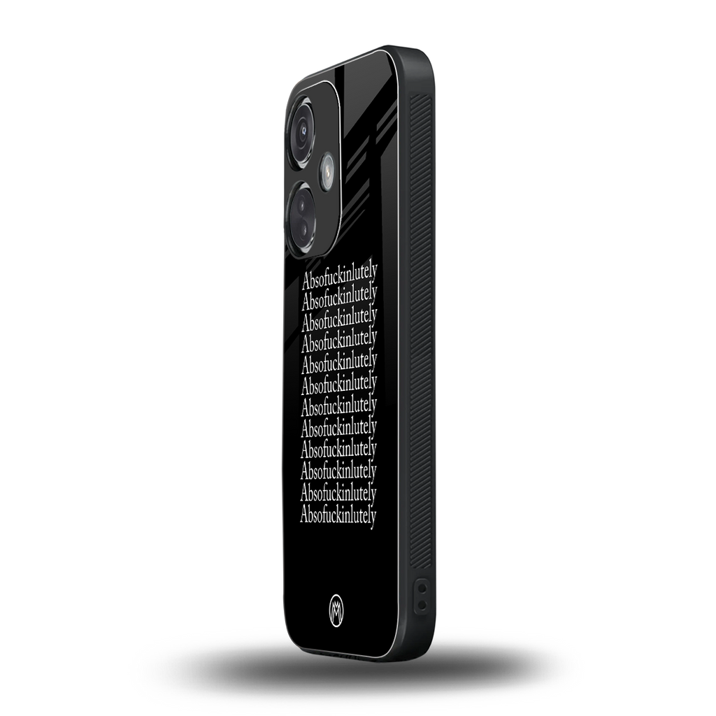 absofuckinlutely back phone cover | glass case for oneplus nord ce 3