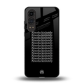 absofuckinlutely back phone cover | glass case for oneplus nord ce 4 lite