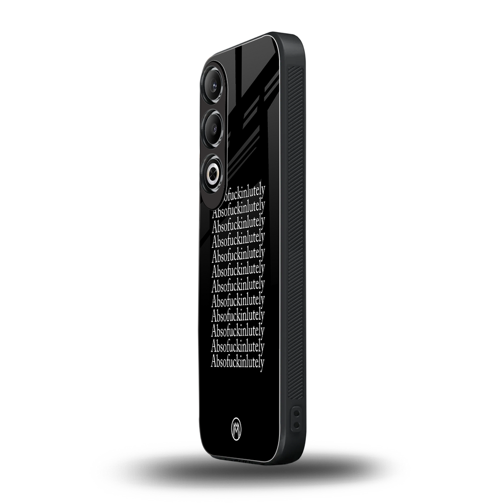 absofuckinlutely back phone cover | glass case for oneplus nord ce 4