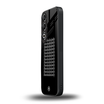 absofuckinlutely back phone cover | glass case for oneplus nord ce 4