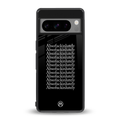 absofuckinlutely back phone cover | glass case for google pixel 8 pro