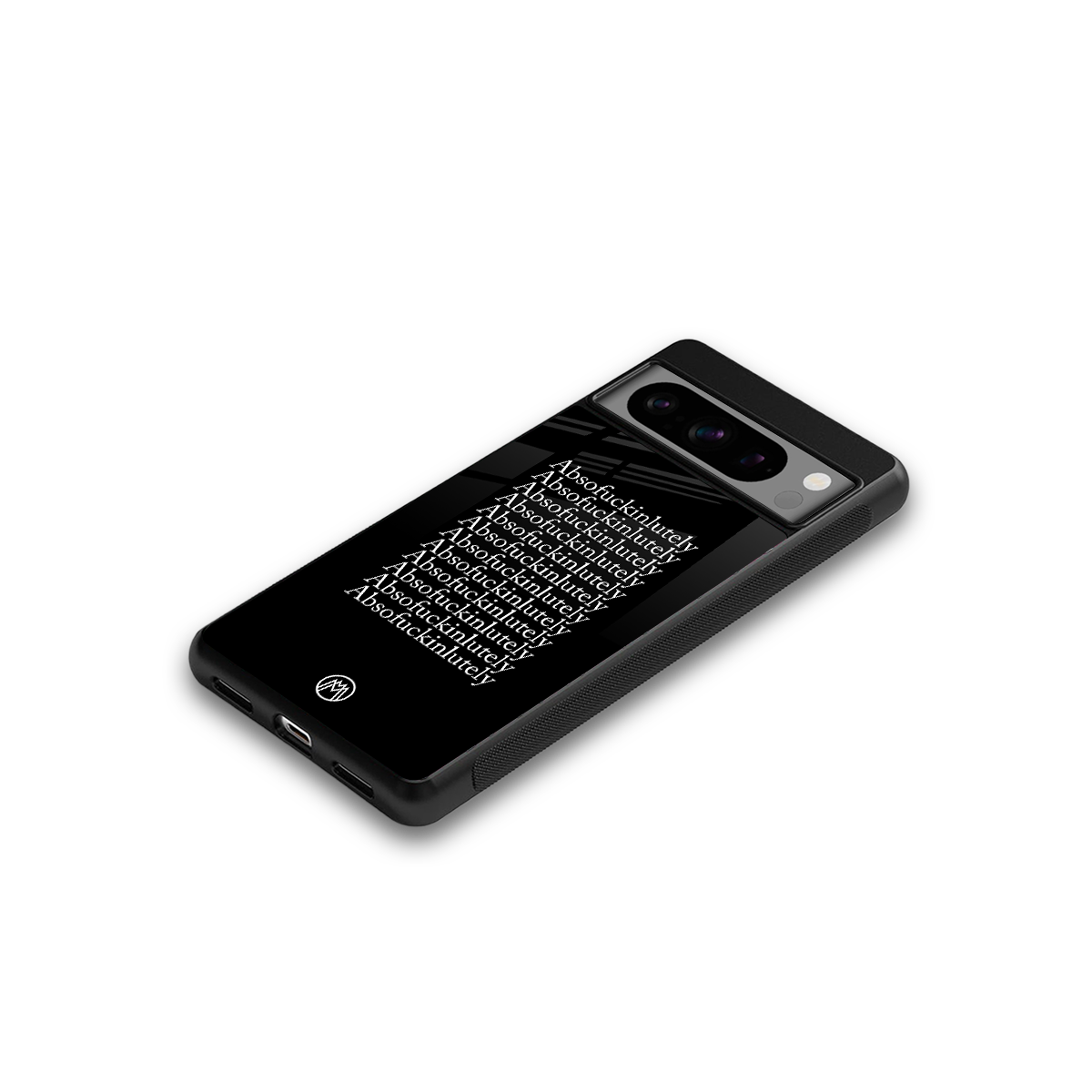 absofuckinlutely back phone cover | glass case for google pixel 8 pro