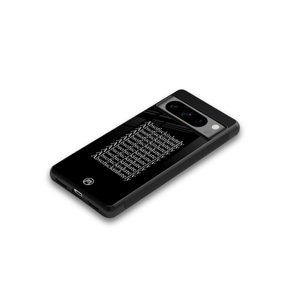 absofuckinlutely back phone cover | glass case for google pixel 8 pro