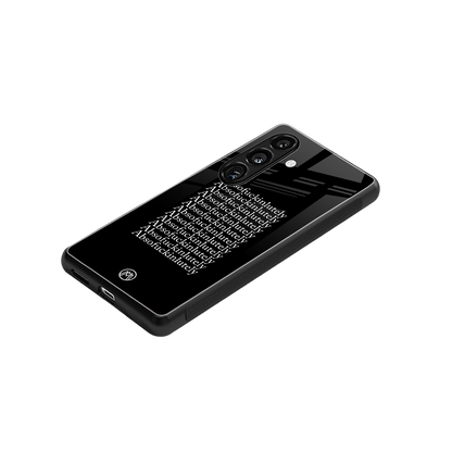absofuckinlutely back phone cover | glass case for samsung galaxy s24 fe