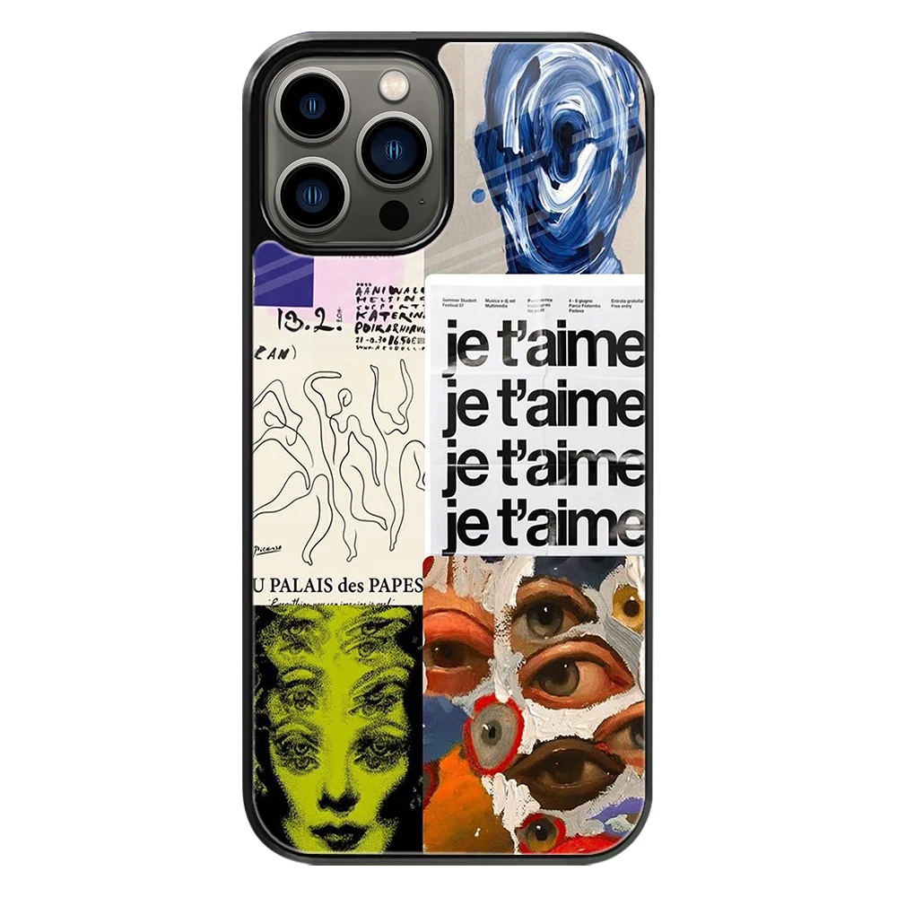 Premium Glass Back Mobile Phone Cover for iPhone, Samsung, OnePlus, Google Pixel, Redmi, Oppo, Vivo & Realme